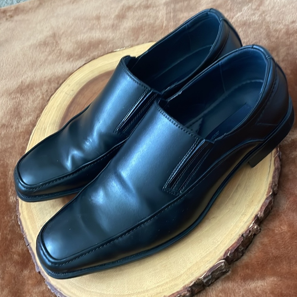 Joseph Abboud Moc Toe Dress Loafers Black size 10
